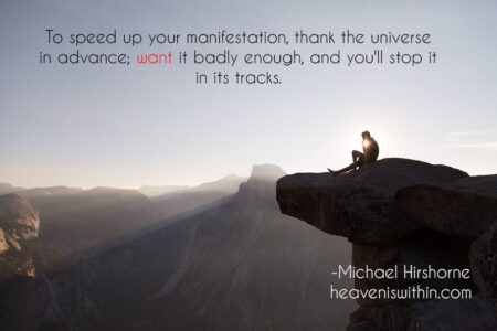 thank the universe